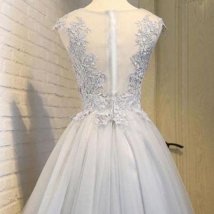 Sexy Short Lace Applique Mini Prom Dress Evening..