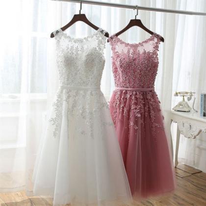 Sexy Short Lace Prom Dress , Evening Dress , Party..