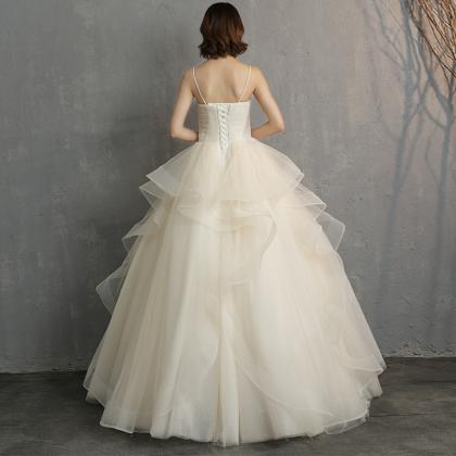 Sexy Strapless Ball Gown Plus Size Long Wedding..