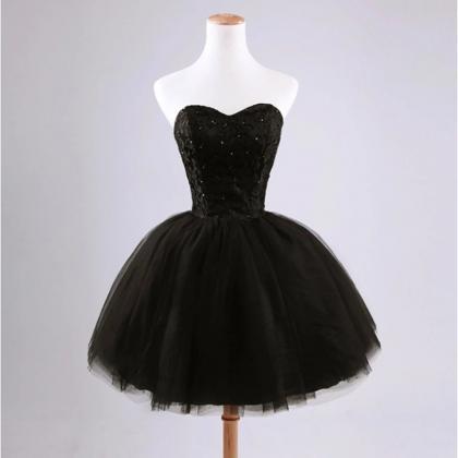 Black Short Dress Prom Dress Evening Dress Formal..