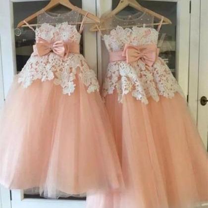 Pink Flower Girl Dresses For Wedding Party First..