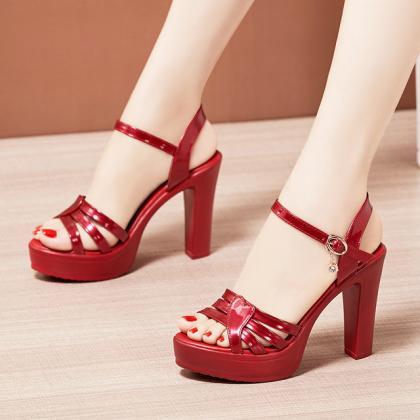 Woman Sexy High Heels Ladies Summer Dress Shoes..
