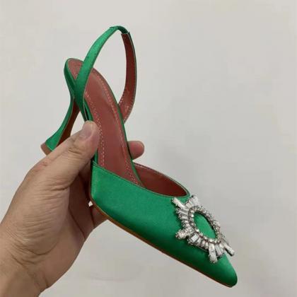 ?star Style Women Sandals Elegant Pointed Toe..