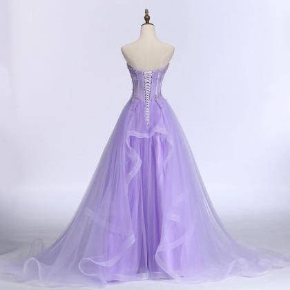 Fashionable Sweetheart Tulle Layers Long Party..