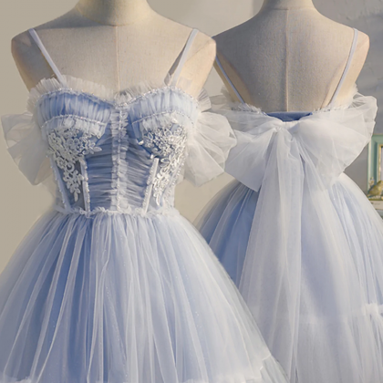 Short Prom Dresses Light Blue Formal Homecoming..