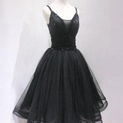 Hand Made New Black Tulle And Beade..
