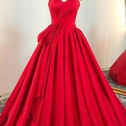 Red Prom Dress Ball Gown Formal Dress Evening..
