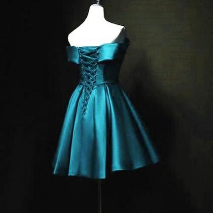 Blue Length Short Prom Dress Homeco..