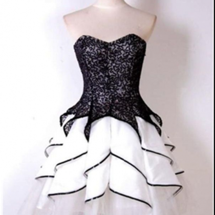 Lace Prom Dress Short Homecoming Dress,fashion..