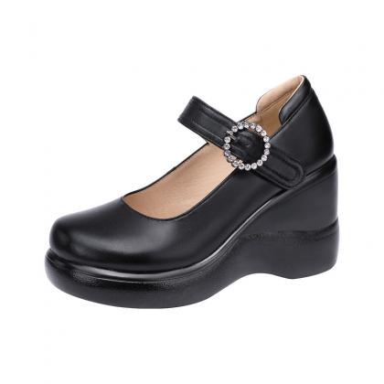 High-heeled Slope Heel Shallow Mouth Single Shoes..