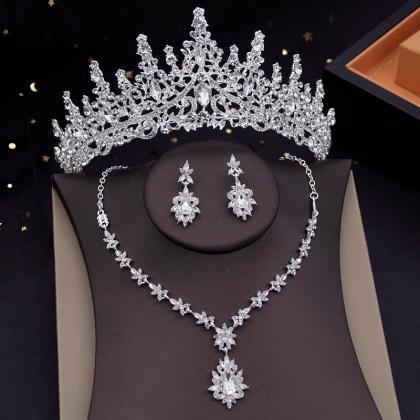 Gorgeous Bridal Jewelry Sets For Women Tiaras..