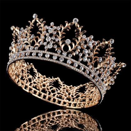 Bridal Tiara Crown Queen King Diadem Hair..
