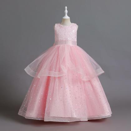 Children's Dress Layered Princess..