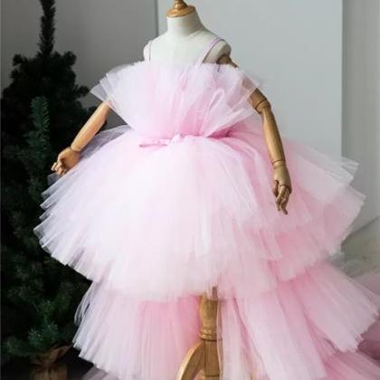Flower Girls Dresses Hi-lo Pageant Ball Gowns For..
