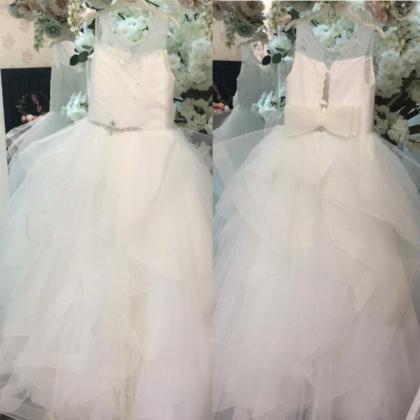 Flower Girl Dresses For Weddings Tulle Princess..