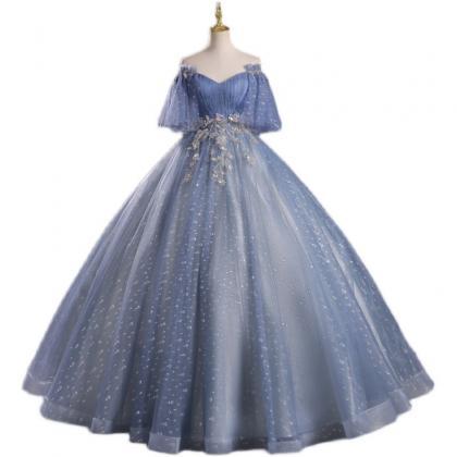 Ball Gown Prom Dress Evening Dress Full Length..