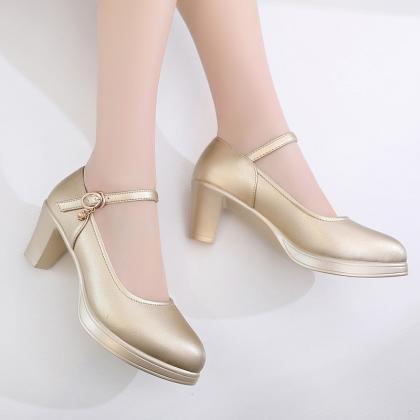 Gold High Heels Wedding Shoes Women's..