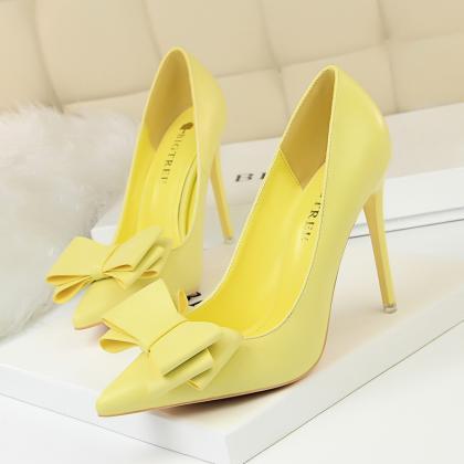 Stiletto High Heels, Slimming, Shallow Mouth,..