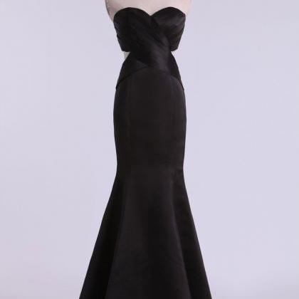 Open Back Floor Length Dress