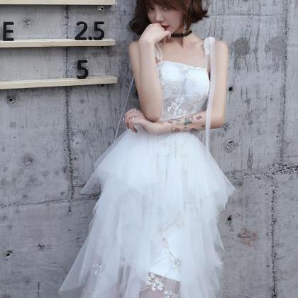 Hand Made White Tulle Layers With Lace Beautiful..