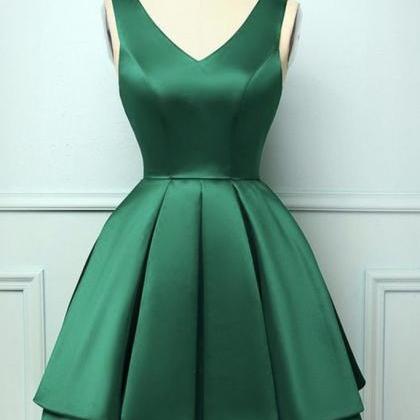 Green Short Prom Dress Homecoming Dress Formal..