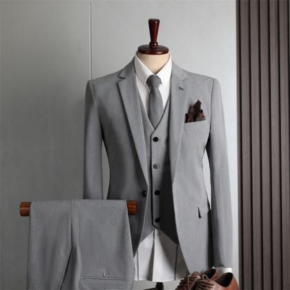 Suit Men's Autumn And Winter Groom..