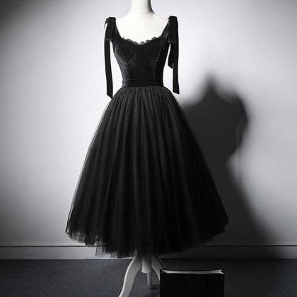 Black Tulle Short Prom Dress Formal Dres Sa2044