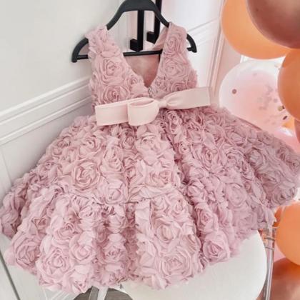 One-year-old Dress For Baby Girl, Stylish Korean..