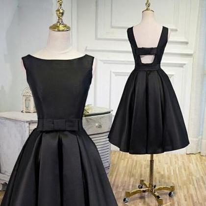 Black Short Length Prom Evening Dress Formal Dress..