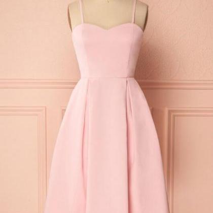 Pink Prom Dress Short Length Evening Dress Formal..