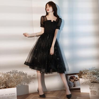 Black Short Prom Dress Evening Formal Dress Sa2126