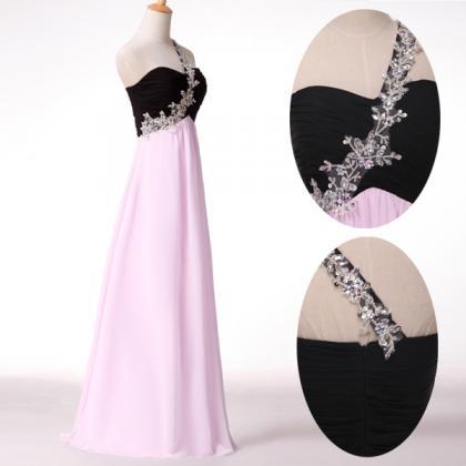 2015 Fashion Full Length Chiffon Prom Dresses..