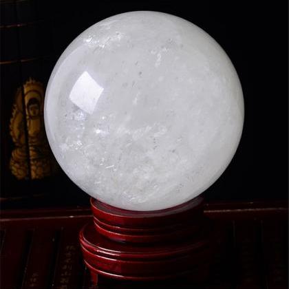 40mm Natural Rock Quartz Stone Magic Crystal..
