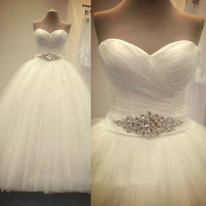 2016 Bridal White/ivory Wedding Dress Bridal Gown..