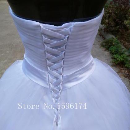2016 New Arrival Bridal White/Ivory Wedding Dress Bridal Gown Custom