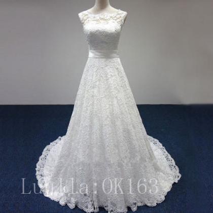 Women Fashion White/ivory Wedding Dress Bridal..