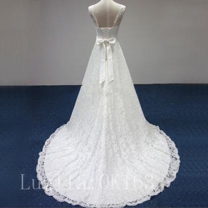 Women Fashion White/ivory Wedding Dress Bridal..