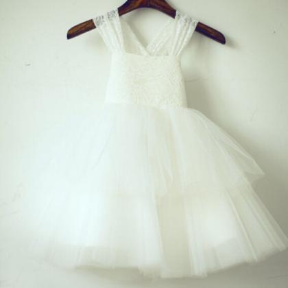 Latest Flower Girl Dresses With Bow Sweet Princess..