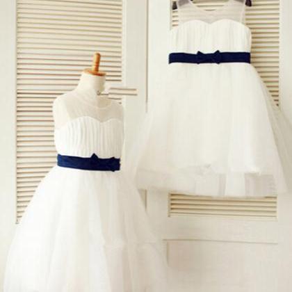 Brand Flower Girl Dresses With Sashes Bow Ball..