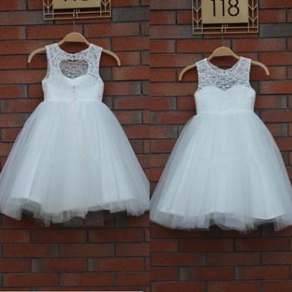 Flower Girl Dresses Keyhole Ball Party Pageant..