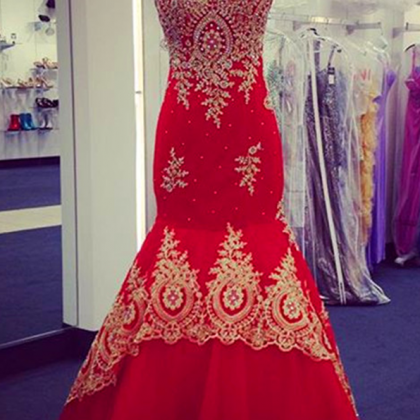 Prom Dress, Prom Dress,modest Prom Dresses,red..