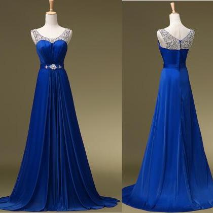 Prom Dresses Beaded Party Gowns Chiffon Party..
