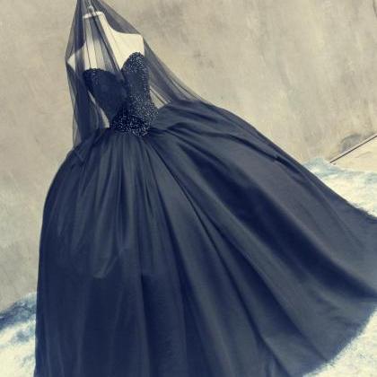 Black Wedding Dresses Ball Gown Vestidos De Noiva..