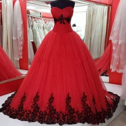 Red Plus Size Wedding Dresses Real ..
