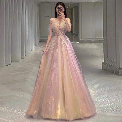 A Line Strapless Full Length Evening Dress Prom Dress Formal Dress SA1844