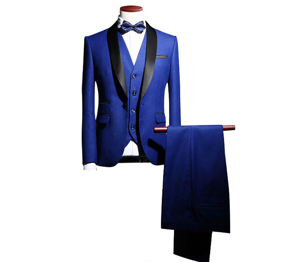 Wedding Suits For Men 3 Piece(blazer+vest+pants )groom Suit White Slim Fit  Blazer Dress Suits One Bu on Luulla