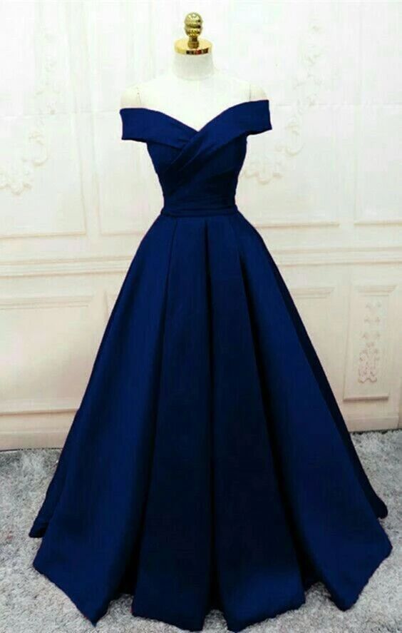 Fashion Navy Blue Party Gown Formal Dress Prom Dress