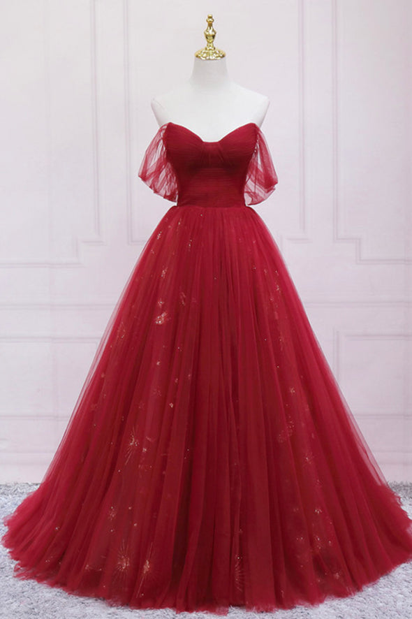 chinese dress ladies White and Red Lace Long Prom Dress Party Dress for Women PG595 US8 / Custom Color main image 1