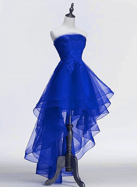Blue cocktail gown outlet