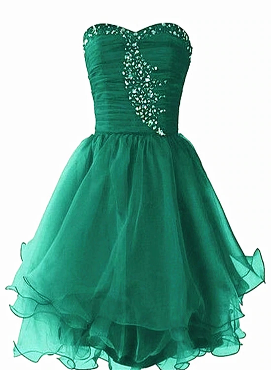 Green Lace-detail Sleeveless Party Dress For Girls on Luulla